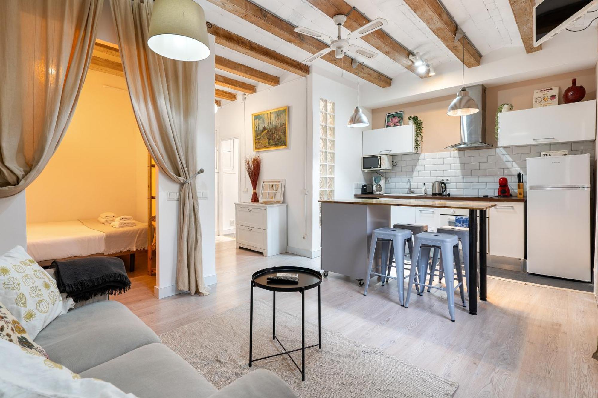 Apartament Fridays Flats Retro Chic In Poble Sec Barcelona Zewnętrze zdjęcie