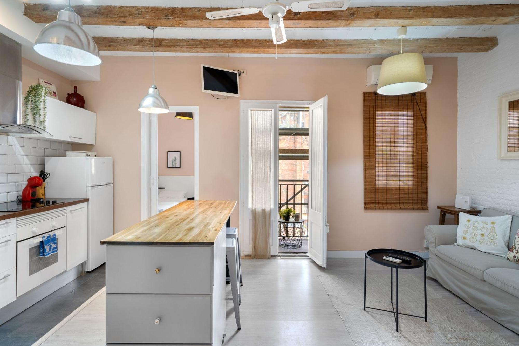 Apartament Fridays Flats Retro Chic In Poble Sec Barcelona Zewnętrze zdjęcie